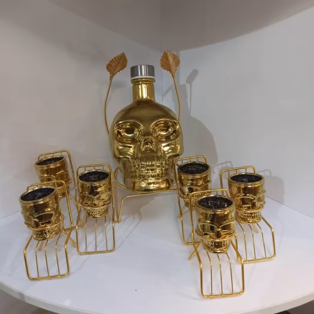 شات گلاسه خوری مدل اسکلت با پایه های استیل و شیک 