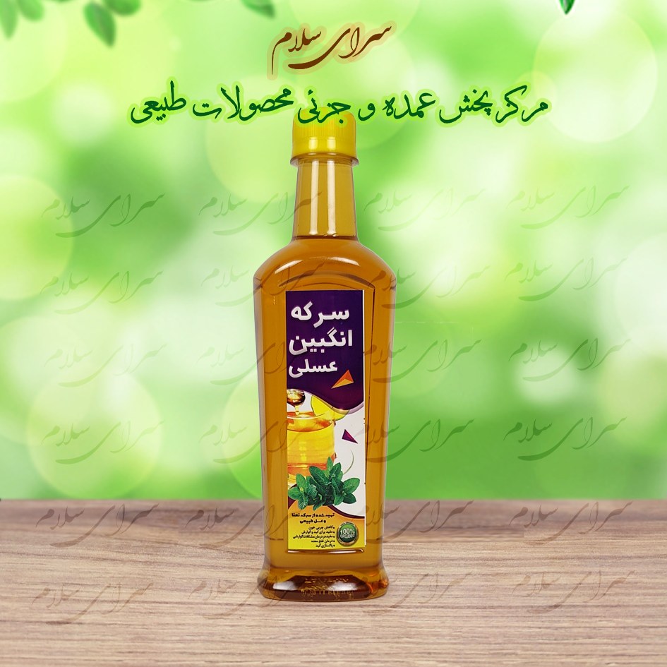 سرکه انگبین عسلی نعنایی خیلی غلیظ - طیبات 