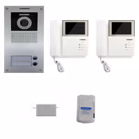 پکیج کامل دو واحدی ایفون تصویری کوماکس 4.3 اینچی بدون حافظه 