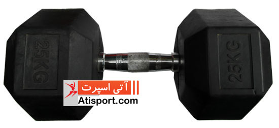 وزنه 6 ضلعی استار 25 کیلوگرم یک جفت