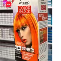 کیت رنگ مو ویکو مدل color shock شماره 6.44 رنگ نارنجی