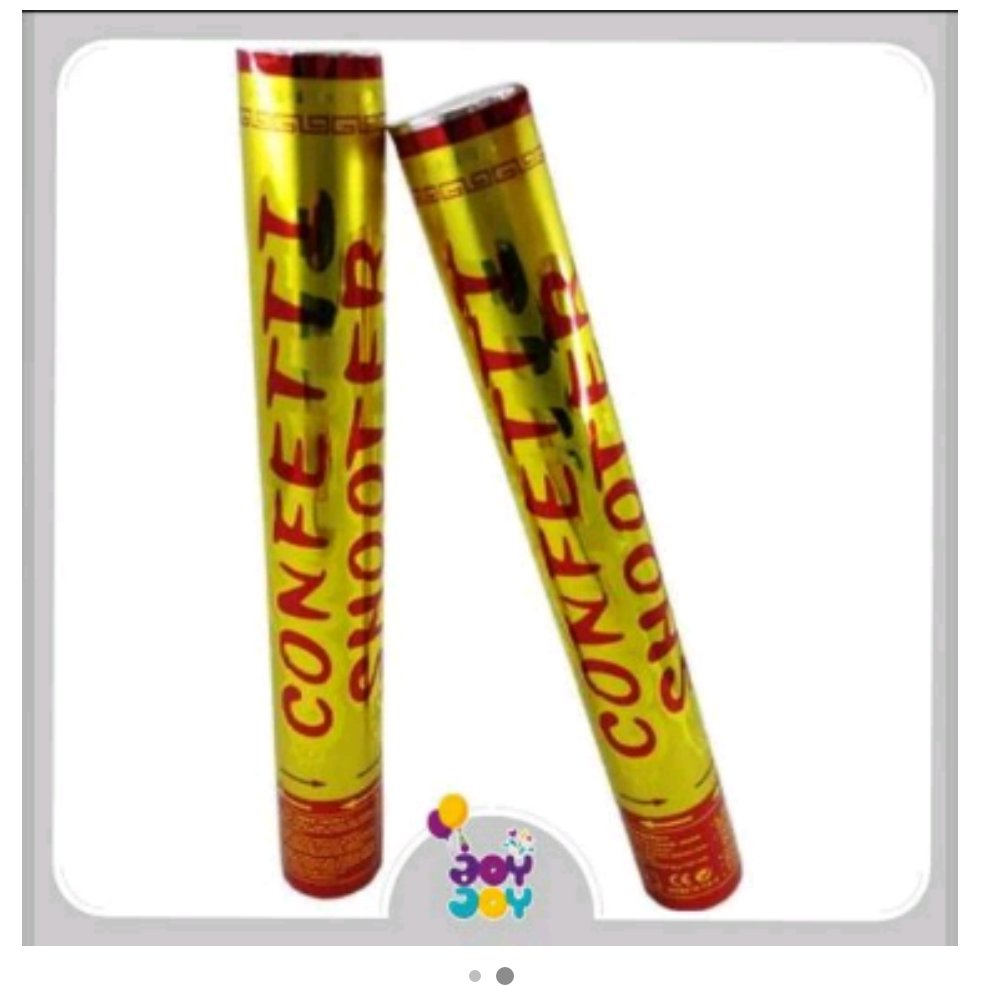 کاغذ پران(بمب شادی) مناسب جشنها ومراسمات شادی.جنس کاغذی.رنگ طلایی و قرمز