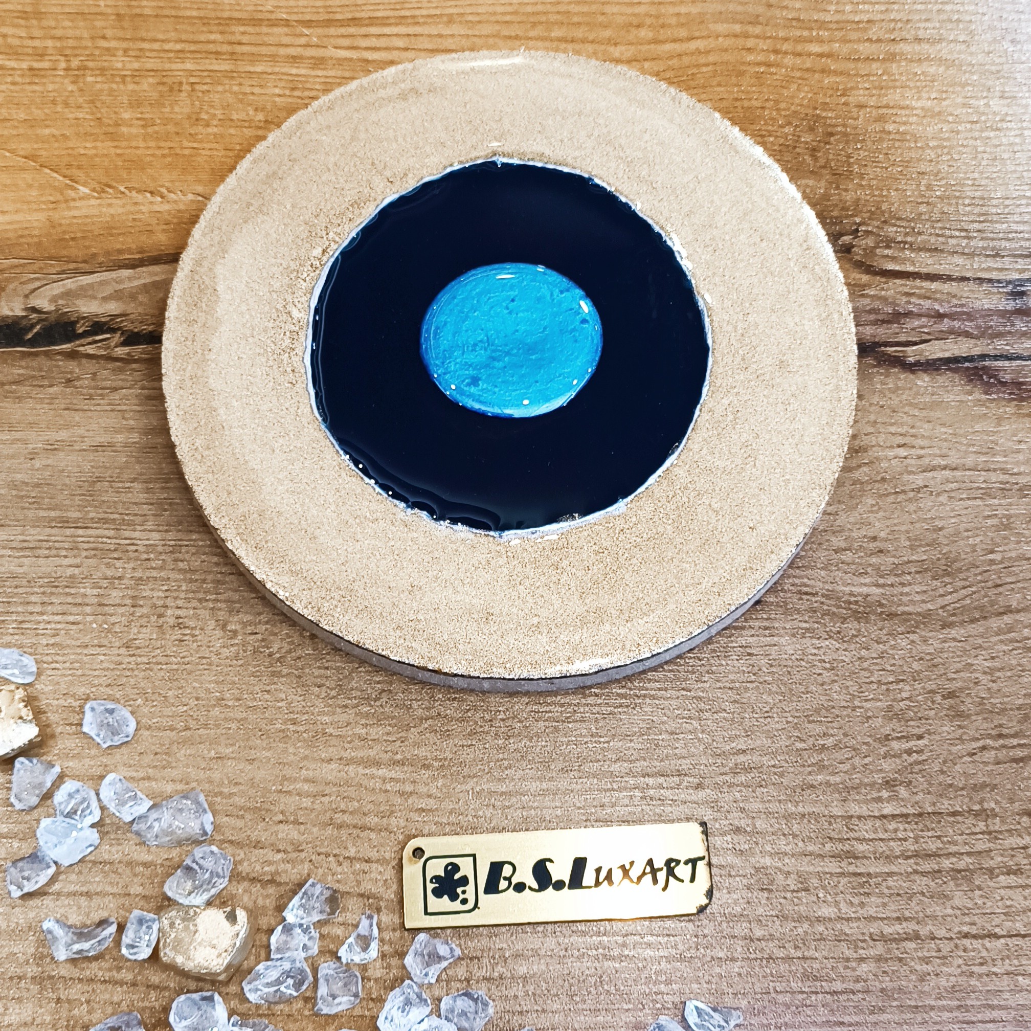 چشم نظر رزینی قطر 12 سانتیمتر  کد8-12