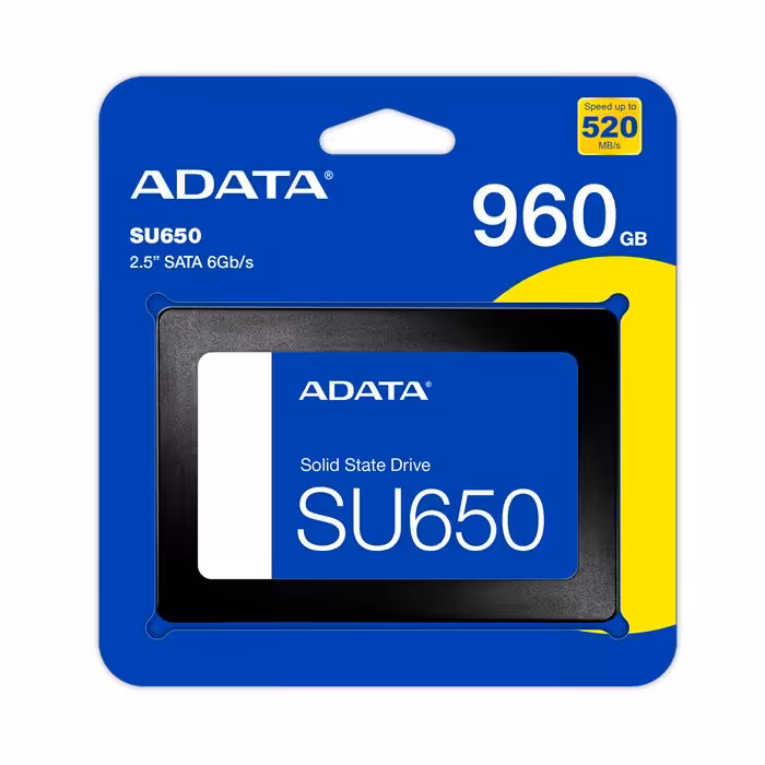 حافظه SSD ای دیتا مدل Ultimate SU650 ظرفیت 960 گیگابایت