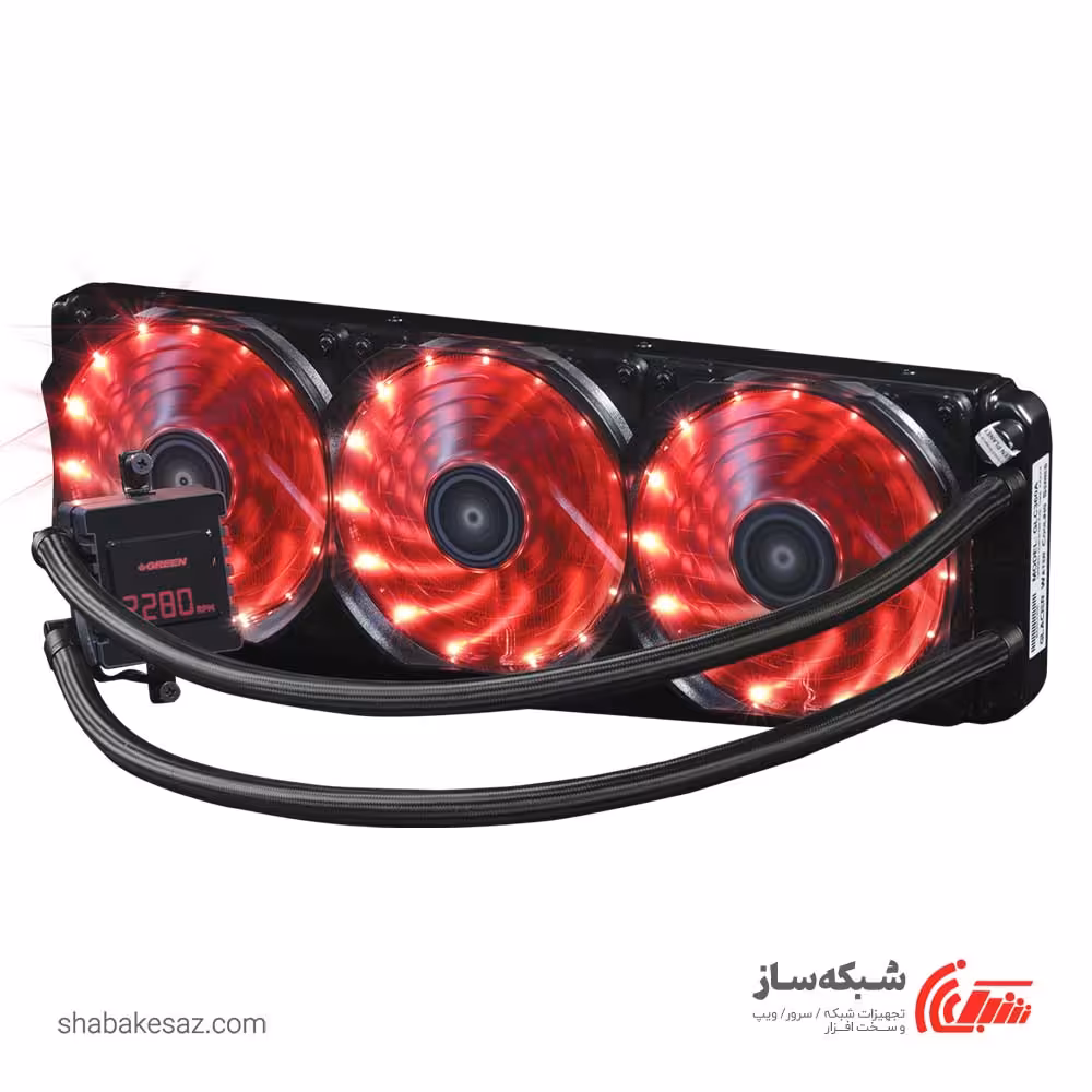 قیمت و خرید خنک کننده پردازنده گرین Green GLACIER 360 EVO آبی - شبکه ساز