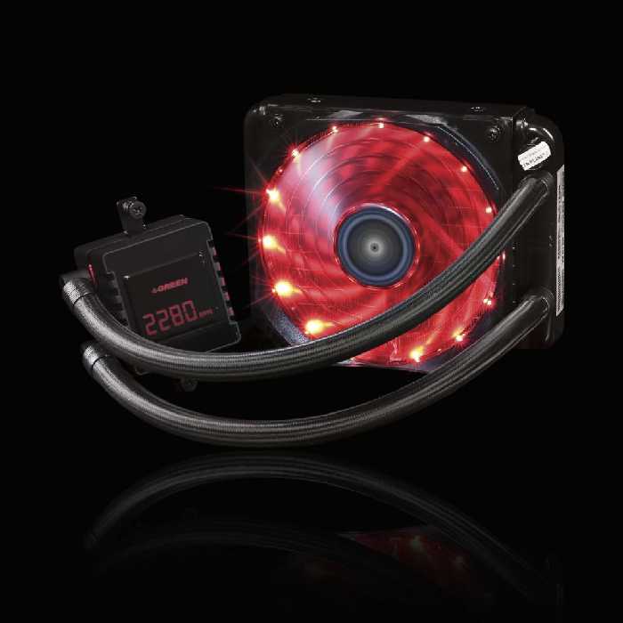 خنک کننده ابی گرین مدل GREEN GLACIER 120 EVO Liquid Cooler