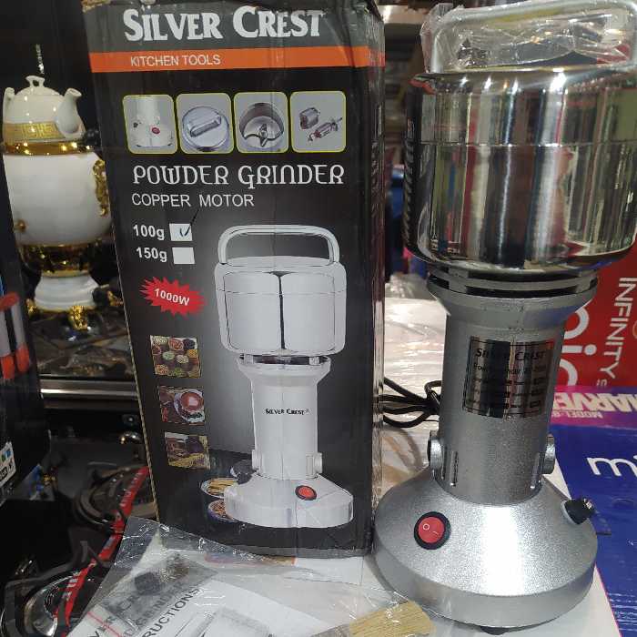 آسیاب  150 گرمی سیلور کرست 6تیغه با قدرت 1000 وات سخت ترین ادویه رو میشه باهاش آسیاب مرد