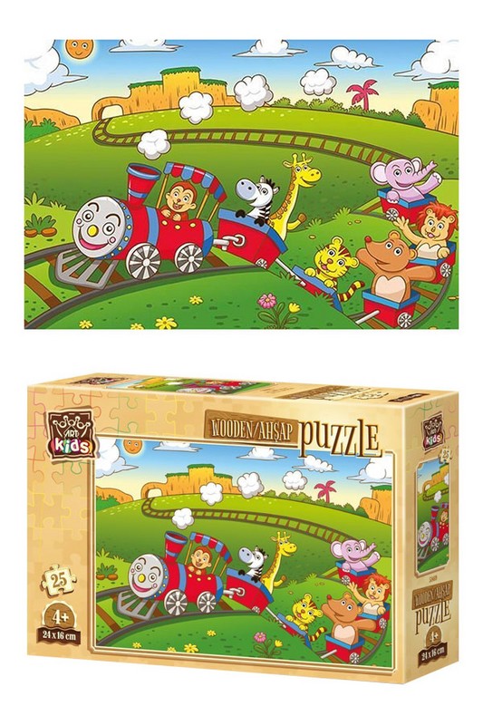 پازل animal train 5869 puzzle 25