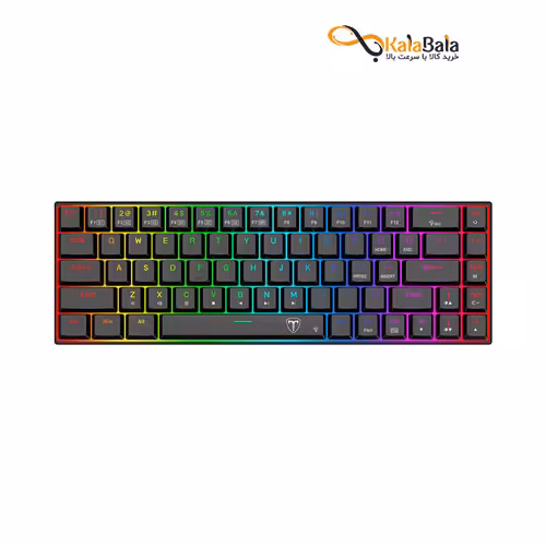 خرید و قیمت کیبورد تی- دگر Kiva T-TGK322-BL 68 Mechanical Keyboard