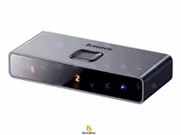 سوییچ و اسپلیتر دو پورت HDMI بیسوس مدل CAHUB-BC0G
