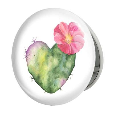 آینه جیبی خندالو طرح کاکتوس مدل تاشو کد 5278