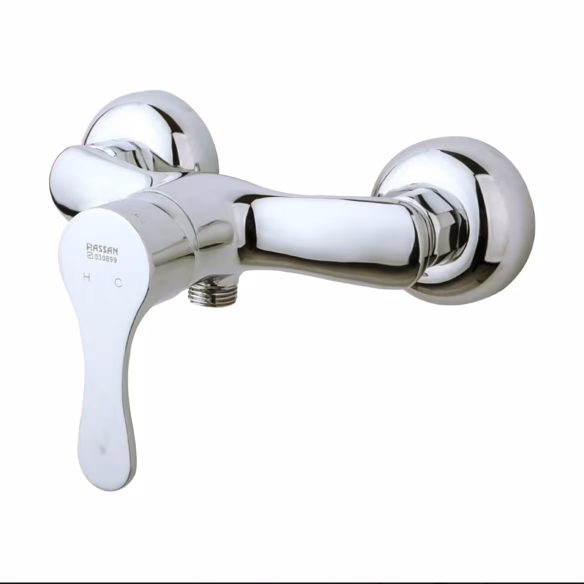 شیر توالت راسان مدل صدف کروم