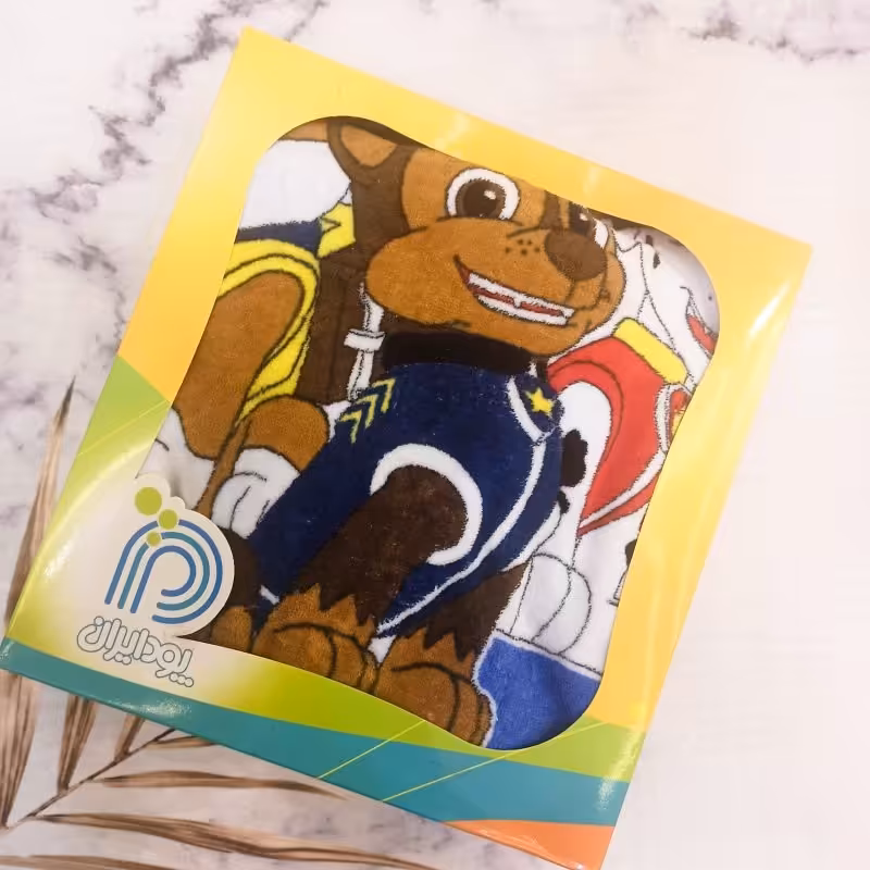 حوله پالتویی کودک پودایران سایز 90 سگهای نگهبان زرد