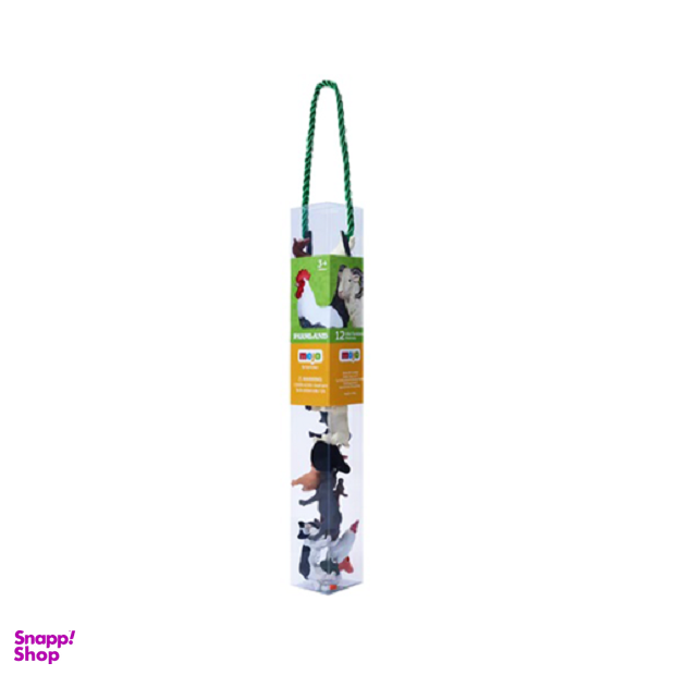 ست حیوانات وحشی کد 800540 مجموعه ۱۲ عددی