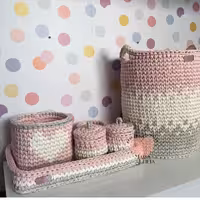 ست سیسمونی و سبد اسباب بازی و لباس تریکو