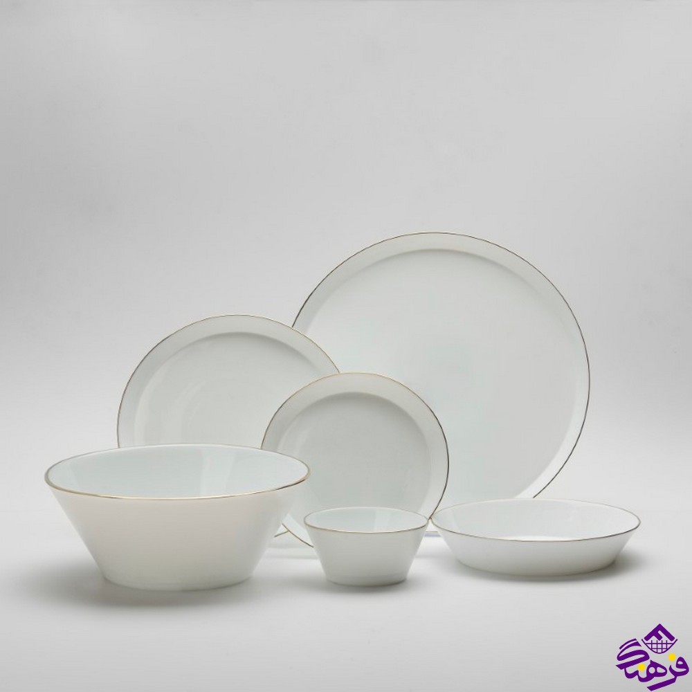 سرويس گلدن اپال 26پارچه استراکچر لب طلا