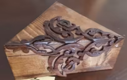 جعبه منبت و معرق تمام چوب کد 030