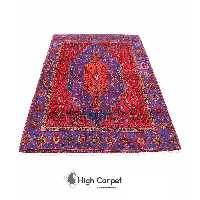 فرش دستبافت زنجان قلتق 3 متری زمینه نارنجی کد 0625