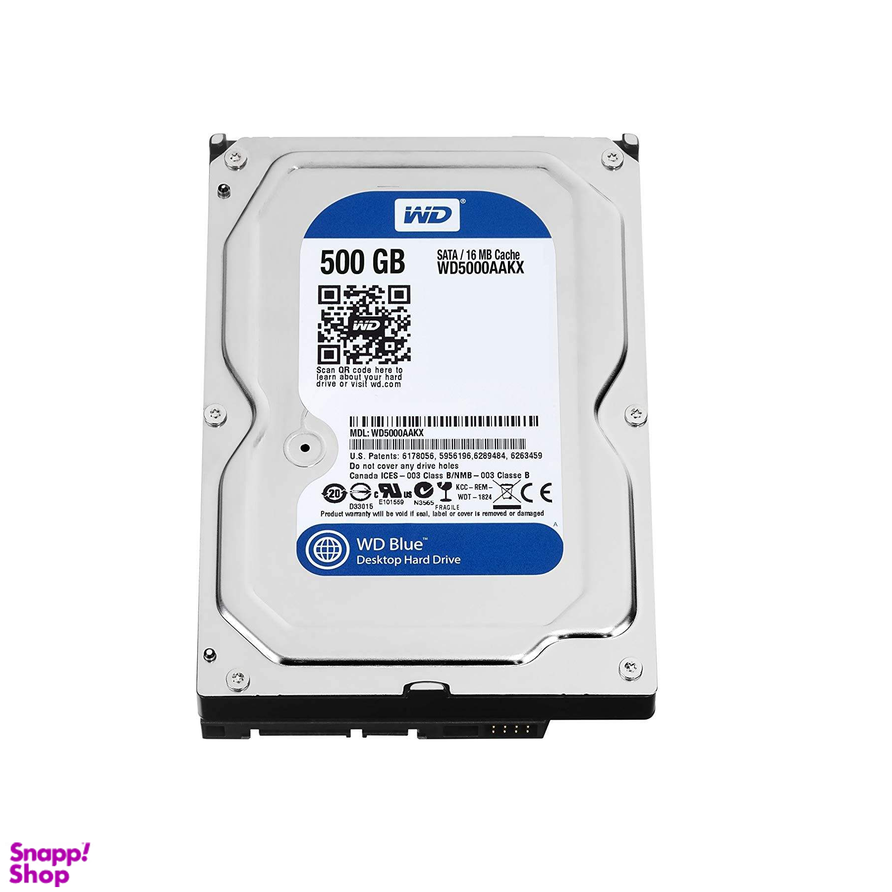 هارد دیسک اینترنال وسترن دیجیتال مدل WD BLUE WD5000AAKX ظرفیت 500 گیگابایت