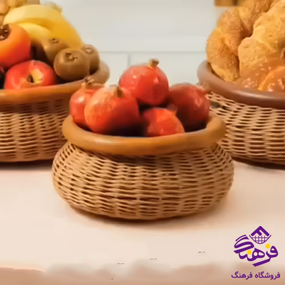 سبدبافت زيبا خوشه چين 3