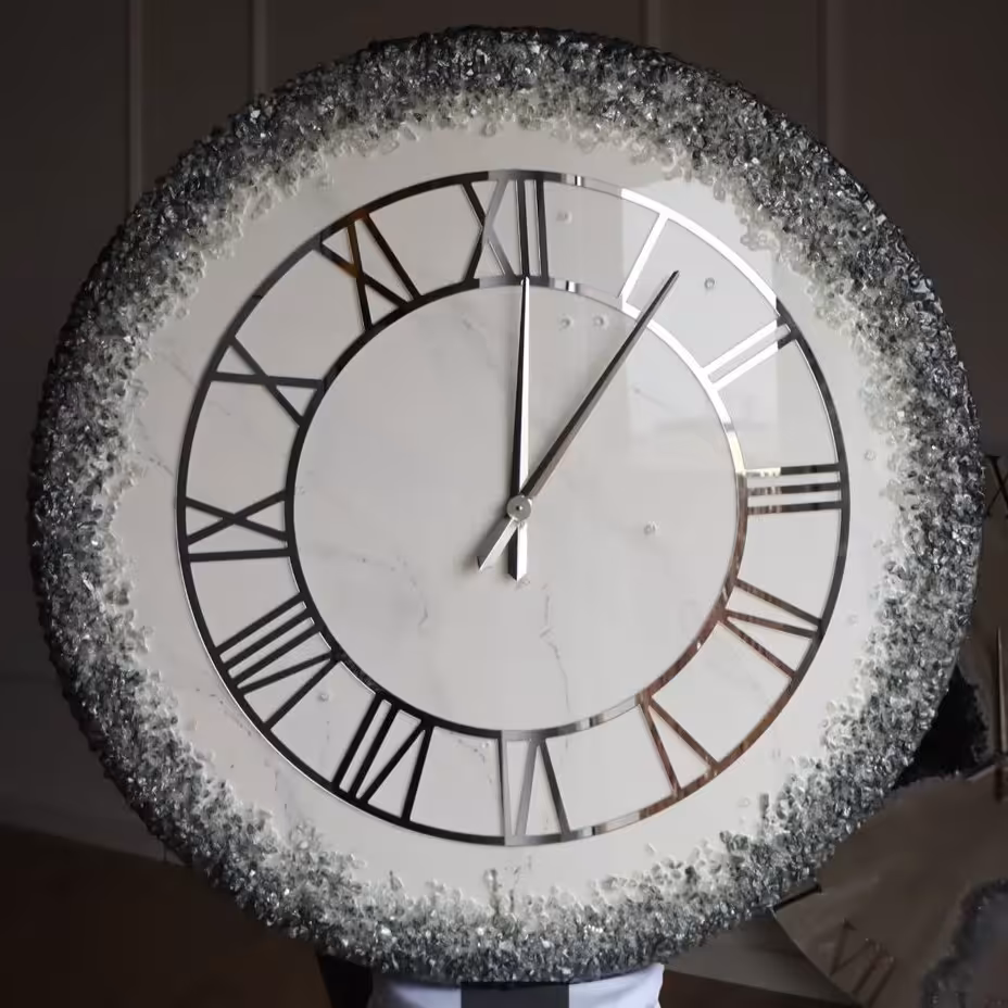 ساعت رزینی کریستالی 