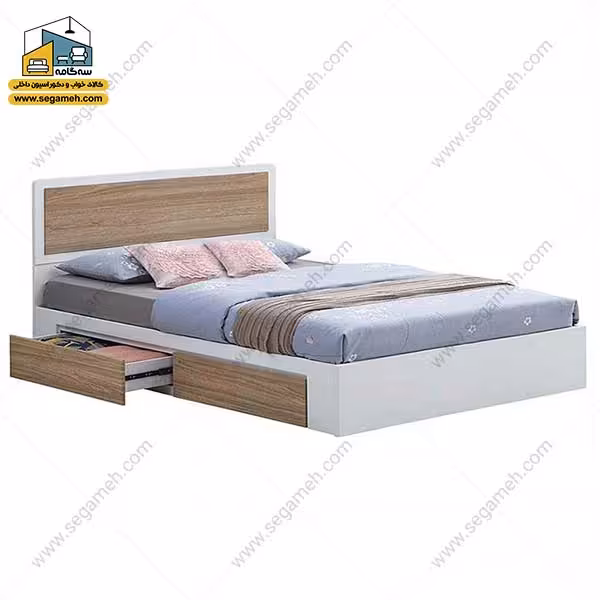 تخت خواب دونفره کد BDP32 - فروشگاه سه گامه
