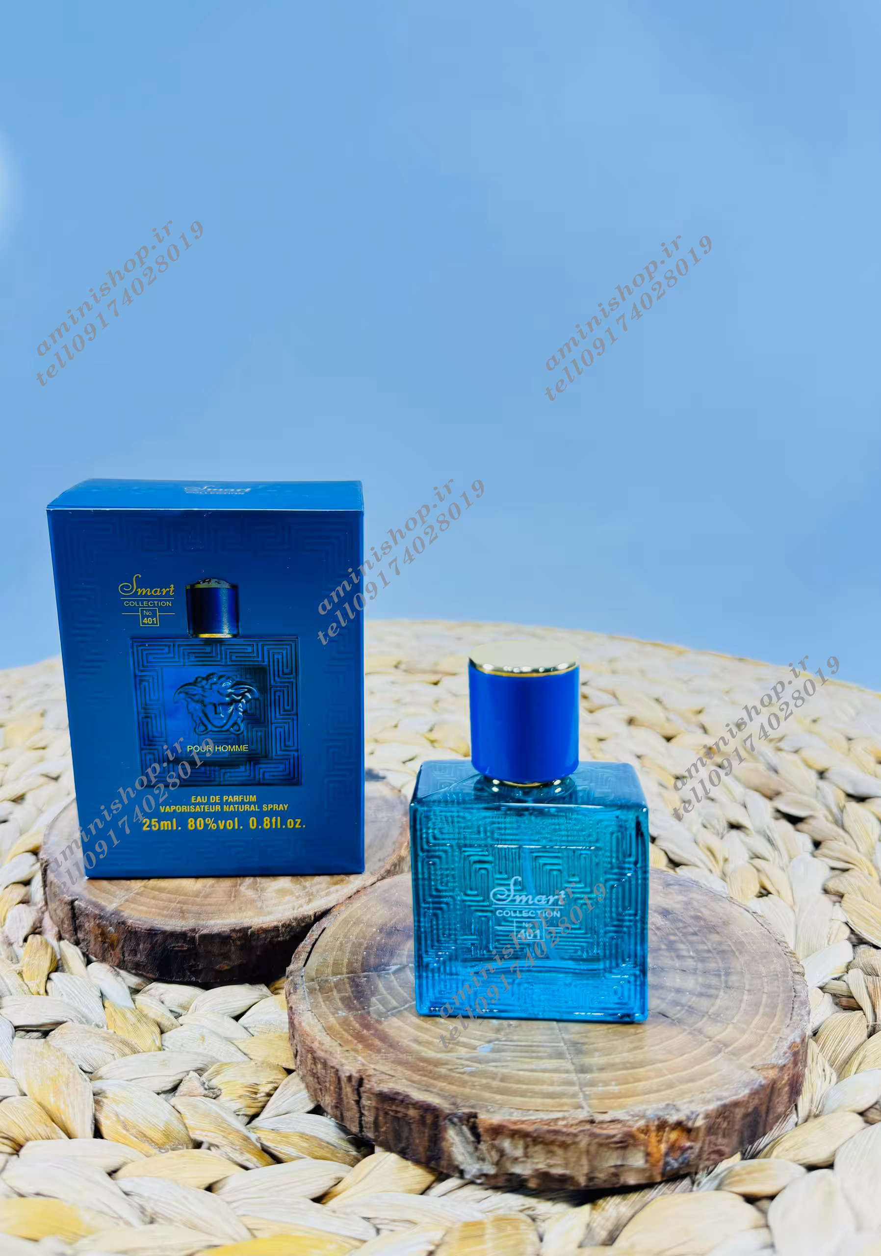 عطر ادوپرفیوم اسمارت کد401 ورساچه اروس مردانه 25میل