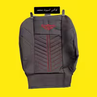 روکش صندلی 206 رانا طرح مازراتی جدون ، مشکی دوخت قرمز ، لوکس اسپرت محمد 