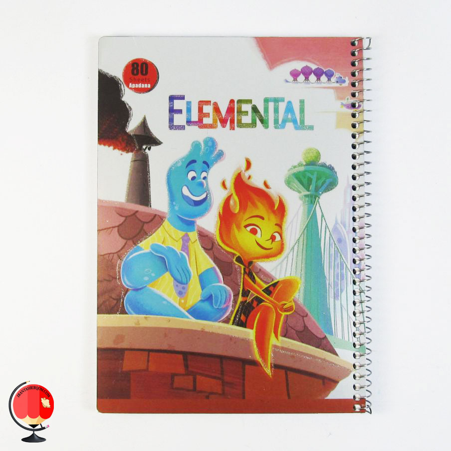 دفتر مشق 80 برگ سیمی طرح المنتال آپادانا