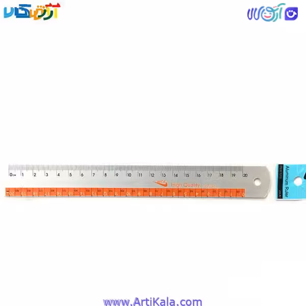 خط کش آلومینیومی 20 سانتی متری مدل 5200