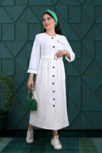 پیراهن مانتویی طرح سارا