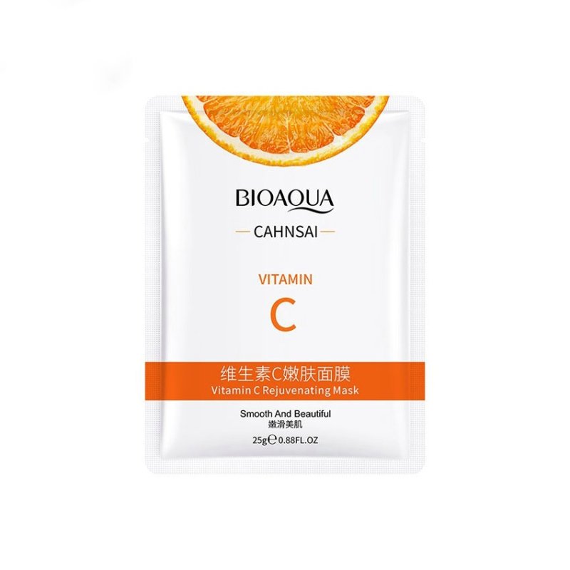 ماسک صورت بایو آکوا مدل ویتامین سی وزن 30 گرم