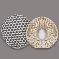 دمکن سه تایی کتان طرح کندو