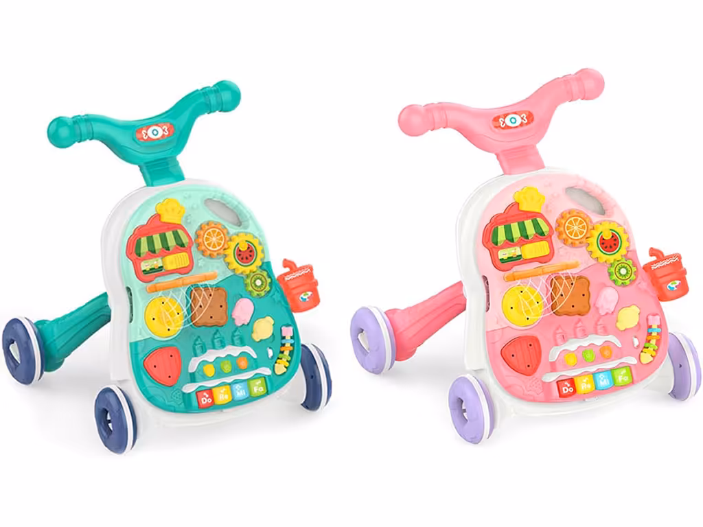 واکر موزیکال و میز بازی کودک 2 کاره اسباب بازی هانگر huanger