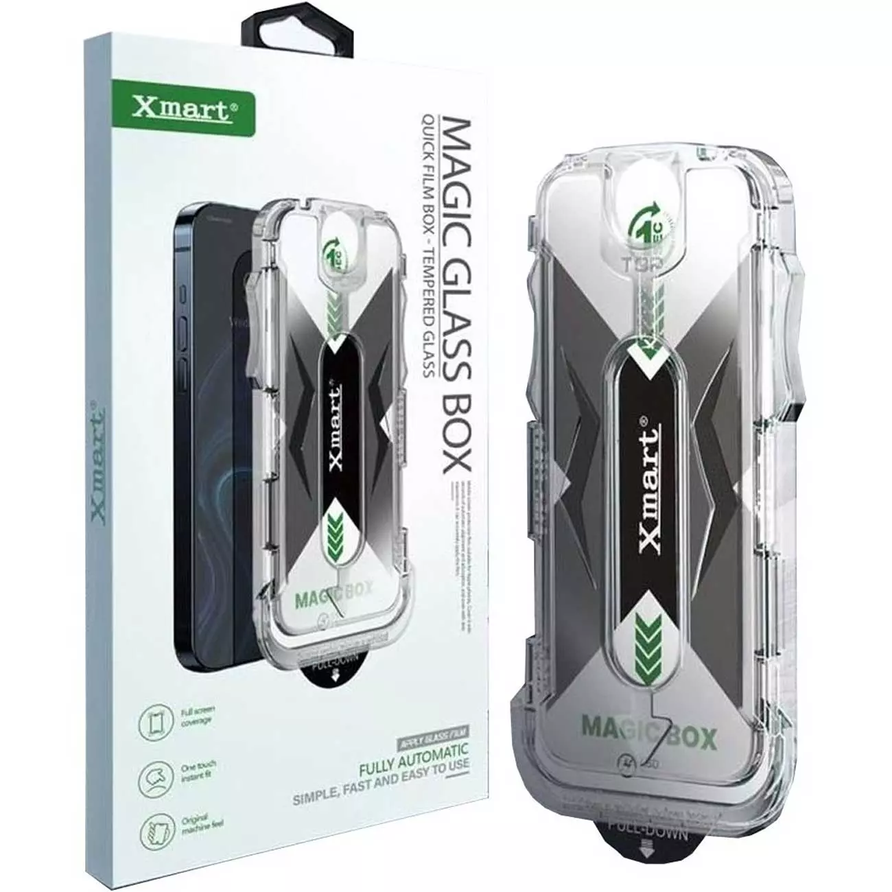 گلس آیفون 16 پرومکس با ابزار نصب ایکس مارت