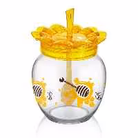 ظرف عسل خوری طرح گل | amazonchi