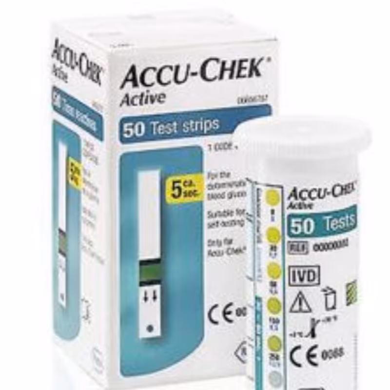 نوار تست قند 50 عددی ACCU-CHEK ACTIVE اکیو چک