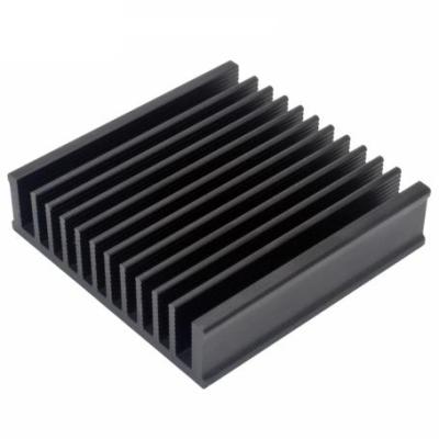 مجموعه 3 عددی هیت سینک مشکی مربعی سایز 50x50x12.8mm