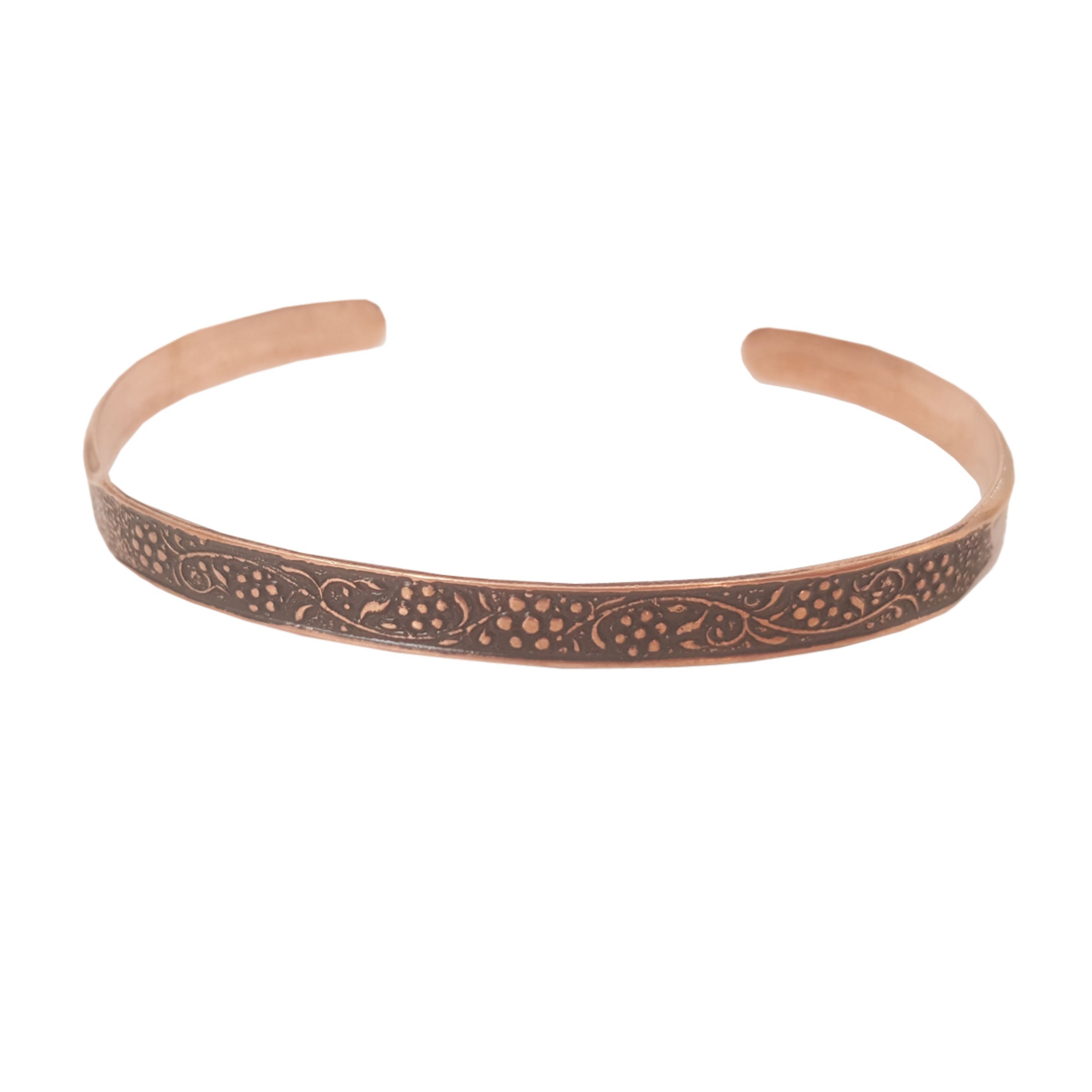 دستبند مفتولی گل نیم سانتی متری کد JW155