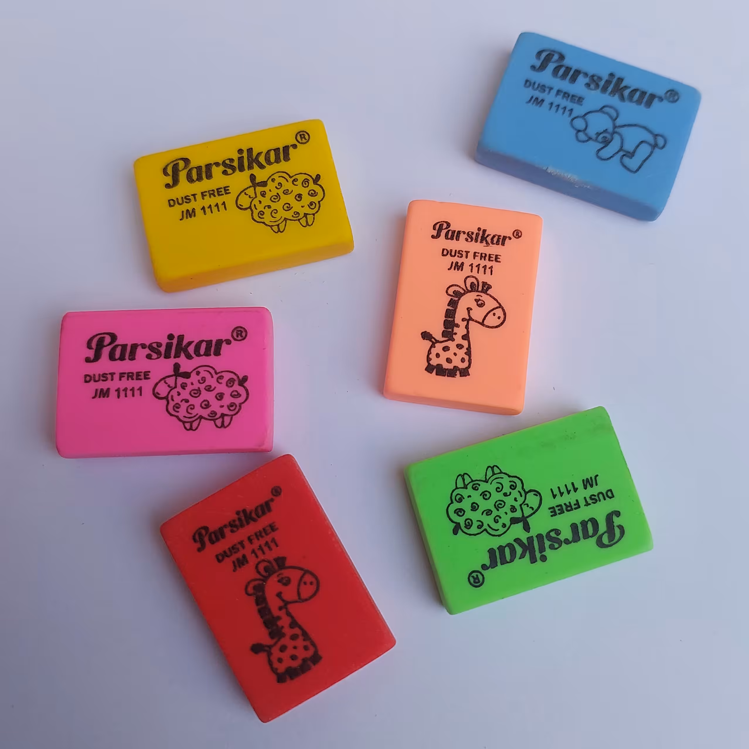 پاکن های رنگی فانتزی 5 عددی