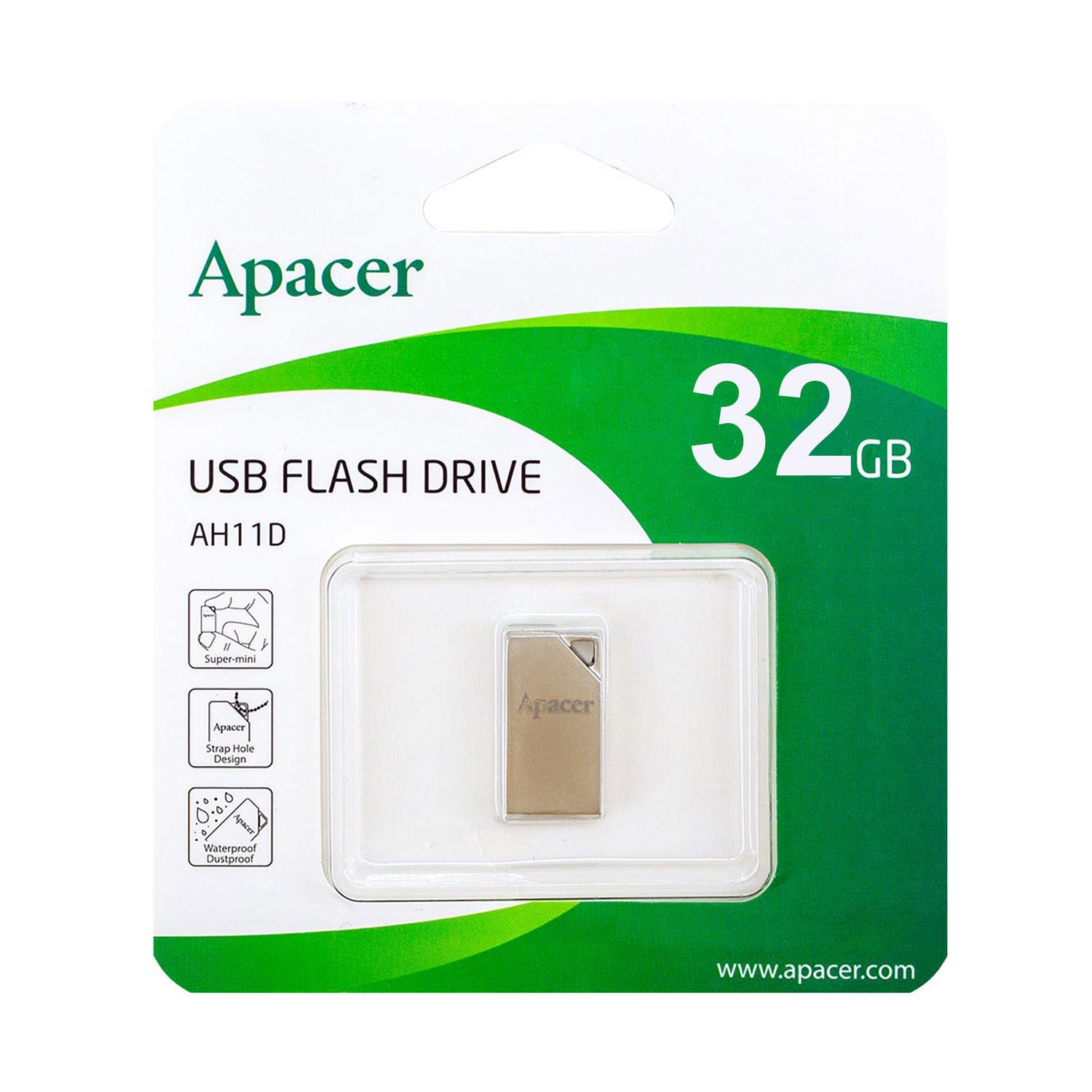 فلش مموری اپیسر مدل AH11D ظرفیت 32 گیگابایت با گارانتی متین فلش 32