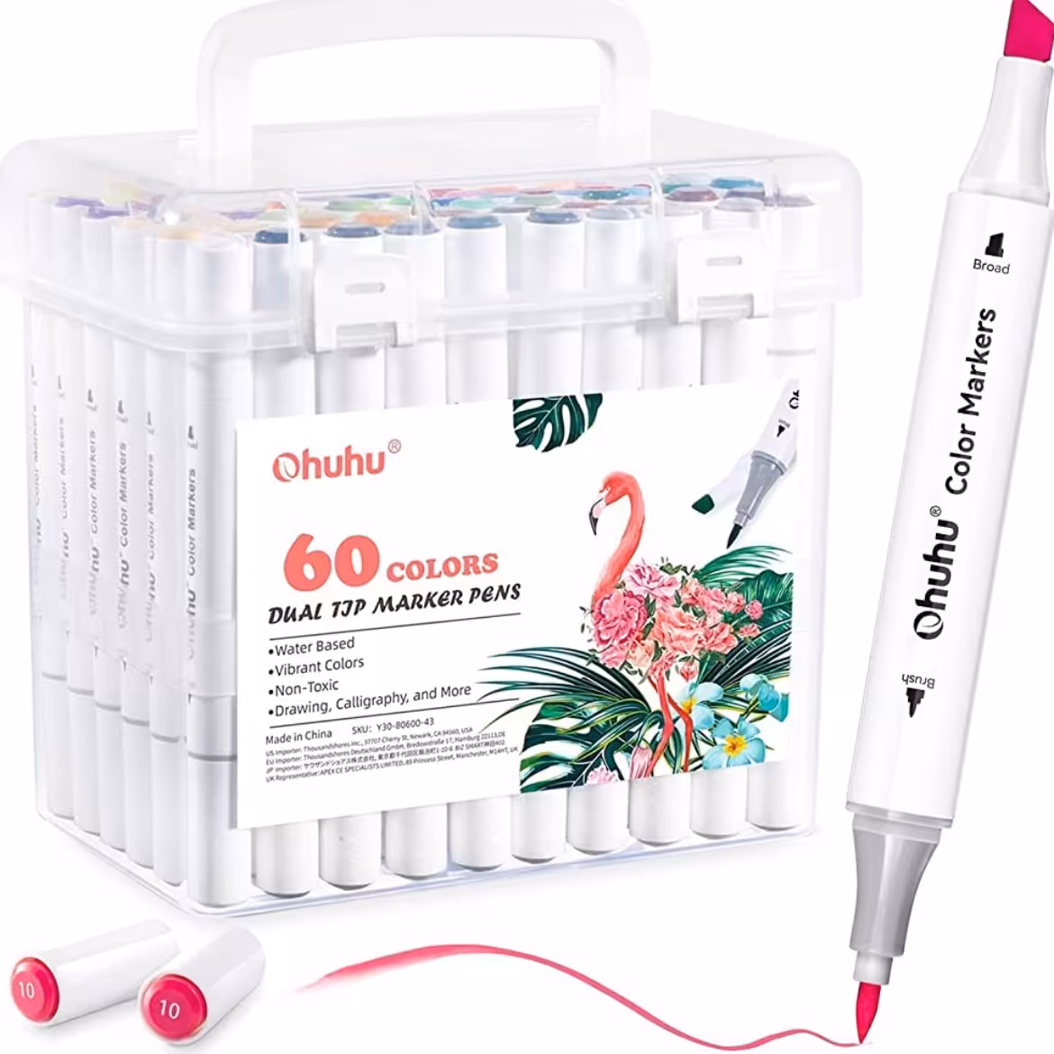 پک 60 تایی ماژیک اورجینال Ohuhu  طراحی و راندو