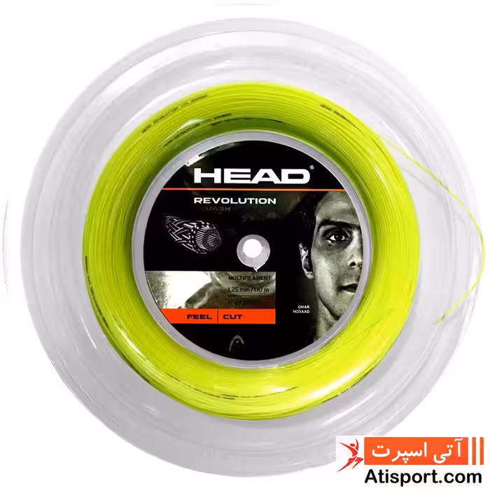 استرینگ اسکواش Head Revolution squash 110m reel Mod281186