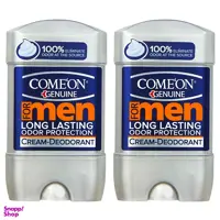 ژل شفاف ضد تعریق مردانه کامان مدل Long Lasting حجم 75 میلی لیتر بسته 2 عددی