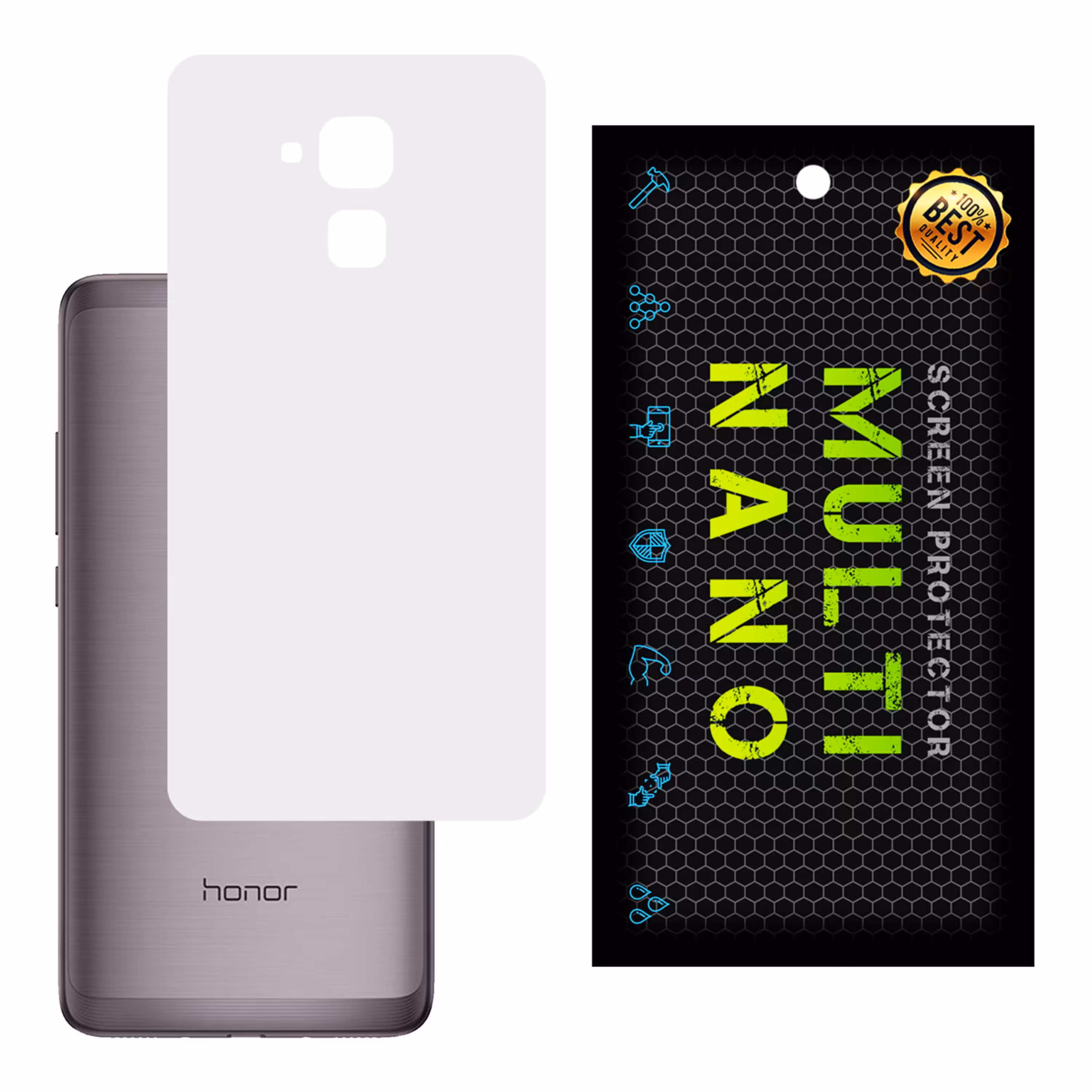 برچسب پوششی MultiNano مدل X-F1M- White برای پشت موبایل هواوی  Honor 5C