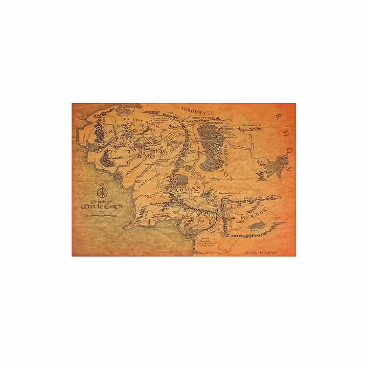 نقشه سرزمین میانه