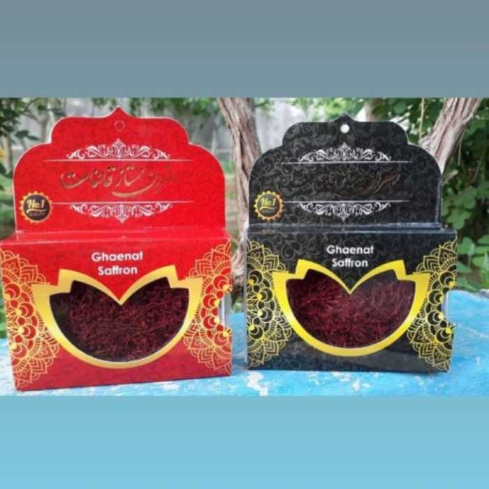 زعفران سرگل شکسته سایز درشت زعفران قائنات  10 مثقال (معادل 46 گرم) ده بسته یک مثقالی زعفران شکسته سایز درشت زعفران سرگل 