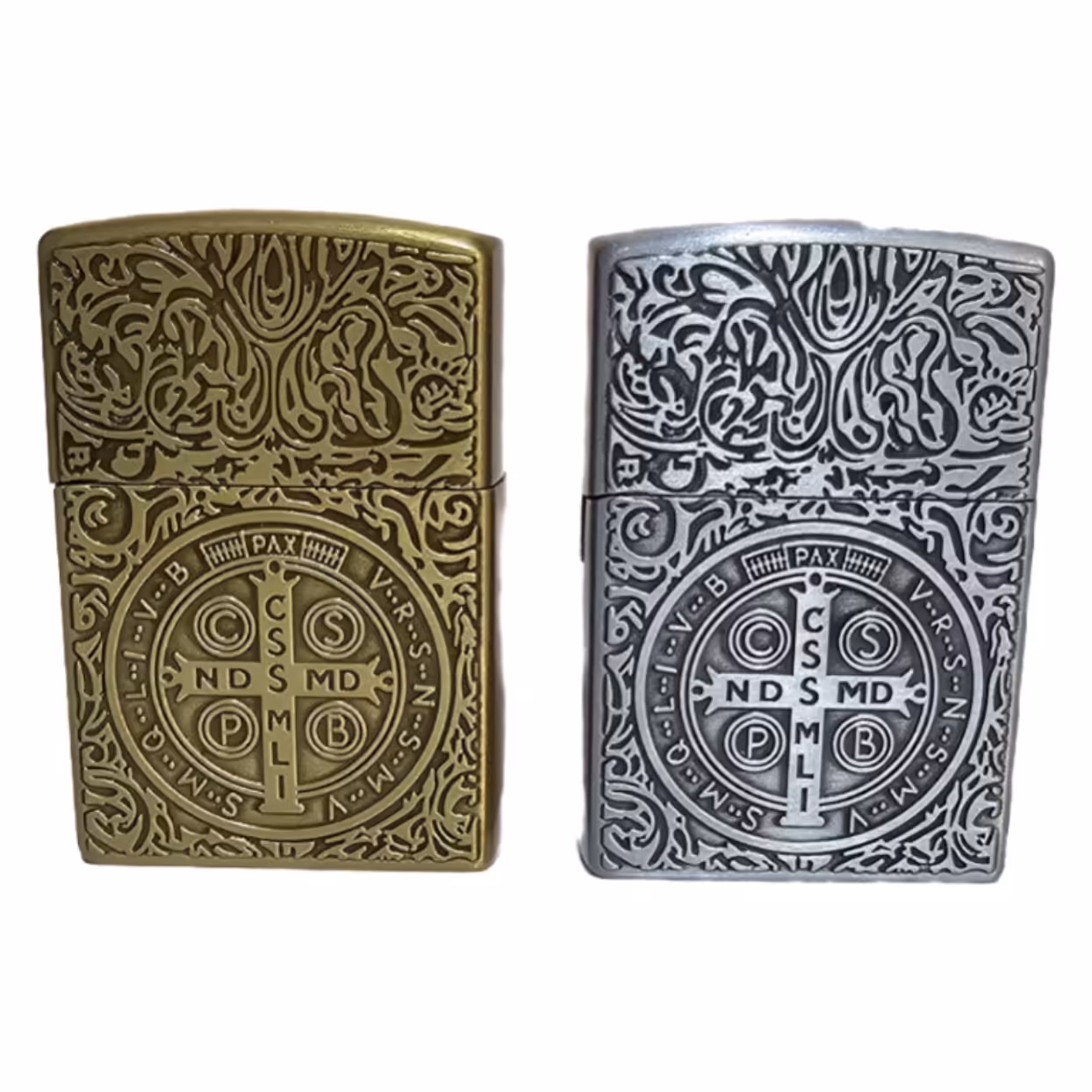 فندک سنگی لوکس مجموعه 2 عددی طرح زیپو 8