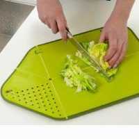 تخته گوشت آبکش دار دررنگ طوسی