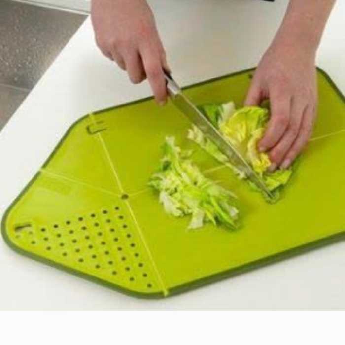 تخته گوشت آبکش دار دررنگ طوسی